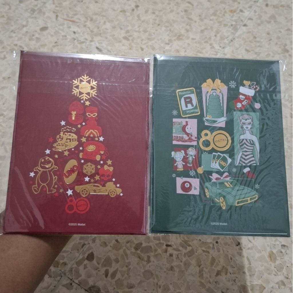 Kartu Ucapan Mattel 80 tahun Happy Holidays postcard Christmas Selamat Natal New Year Tahun Baru gam