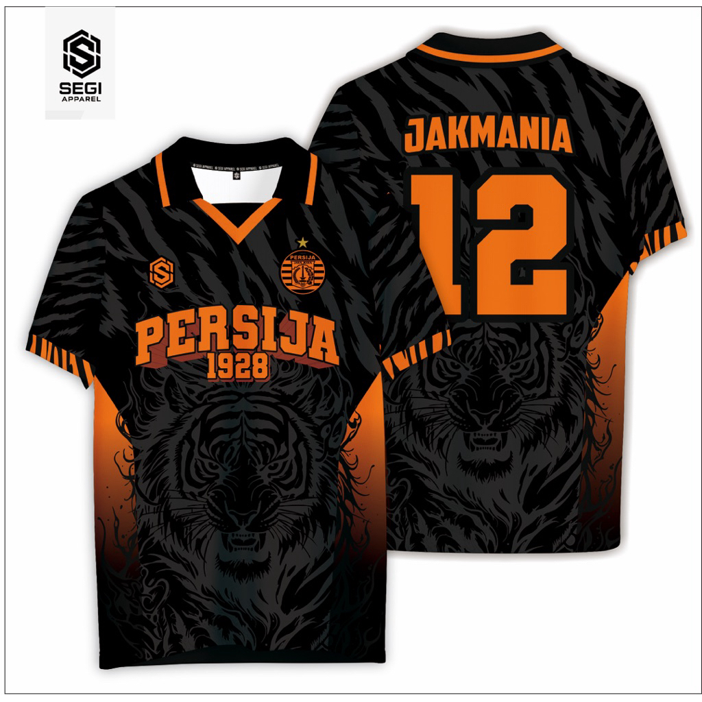 SEGI APPAREL - JERSEY VINTAGE PERSIJA JAKMANIA / PERSIJA JAKARTA / JERSEY RETRO UNISEX SPORT
