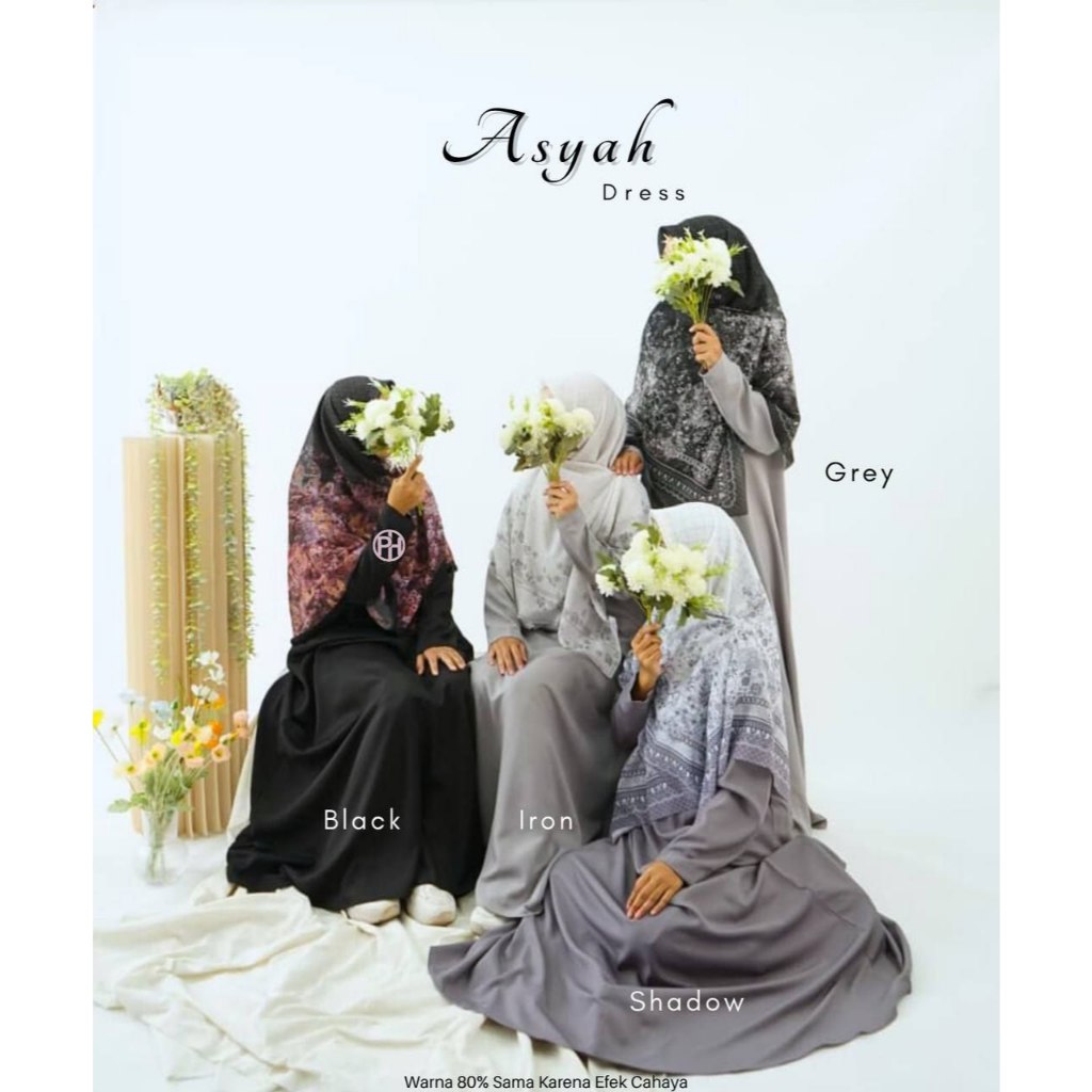 Pelangi Hijab Gamis Asyah Dress ( hanya gamis )
