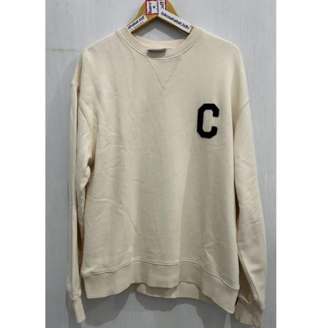 COVERNAT Cream Crewneck Second Original