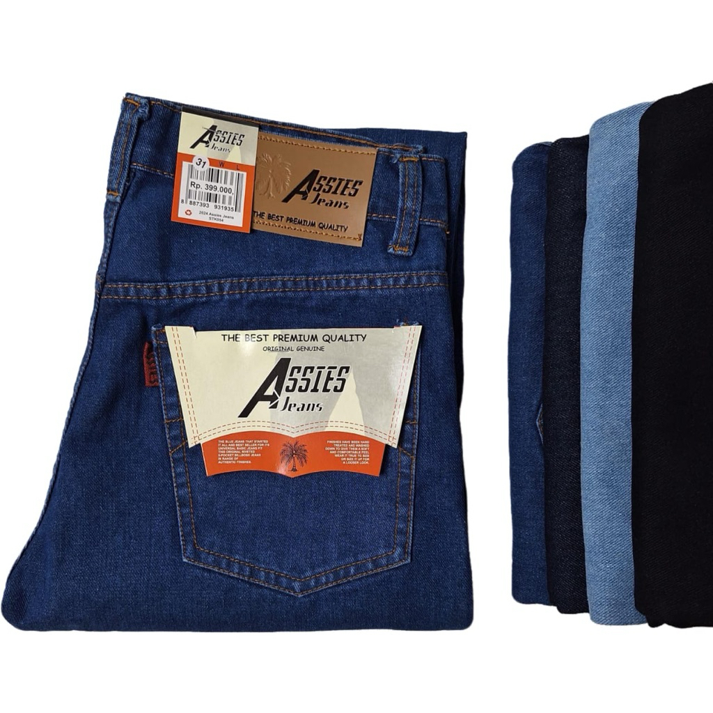 Celana Panjang Jeans Standar Pria Original Jeans Reguler Size 28-38 Celana Jeans Pria