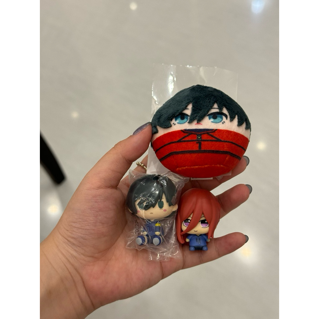 Blue Lock Fuwakororin Rin Itoshi Plush Chokonokko Chigiri Hyoma Original Japan Gasha Gashapon Gacha 
