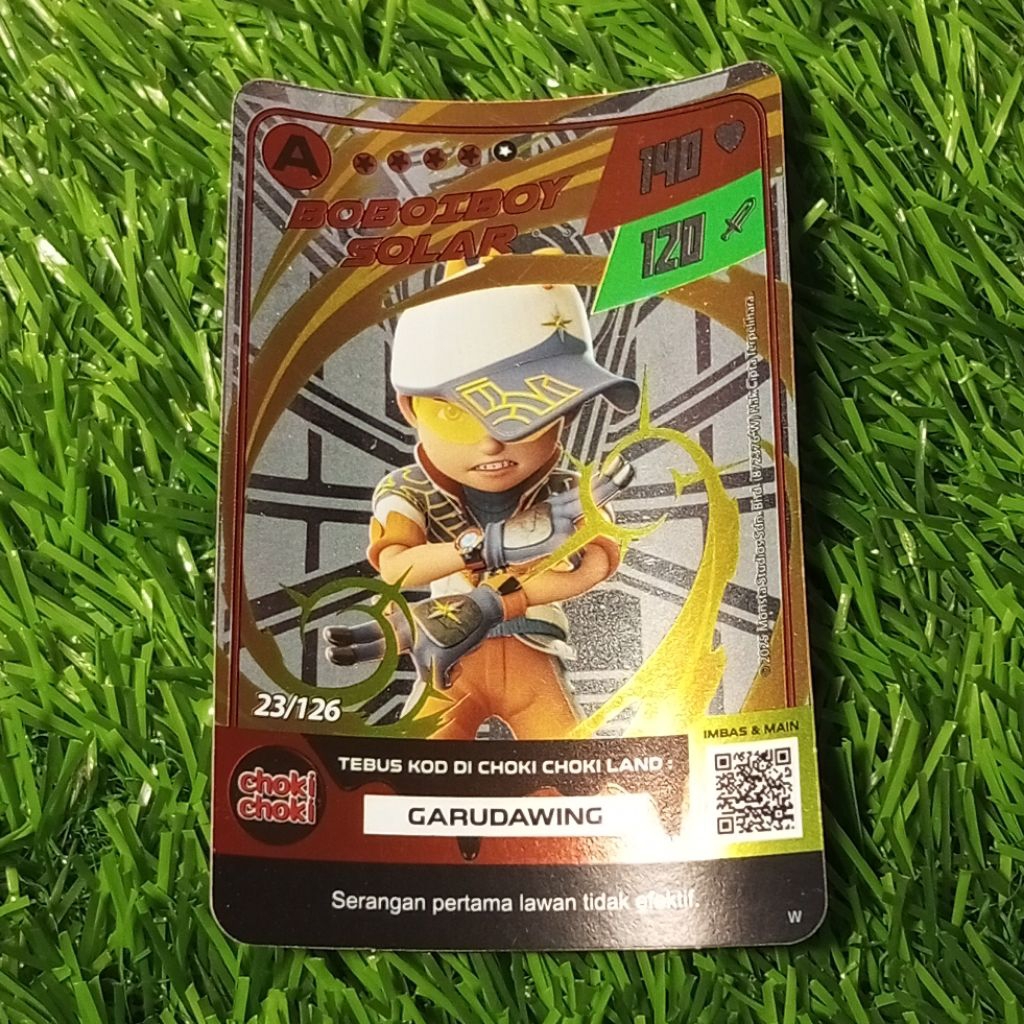 GALAXY MONSTA CARD BOBOIBOY SORI FOIL
