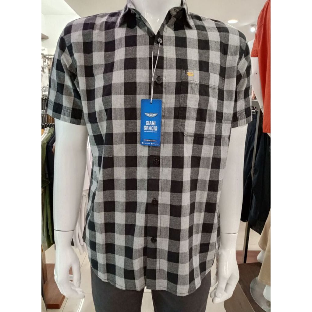 Giani gracio kemeja lengan pendek pria