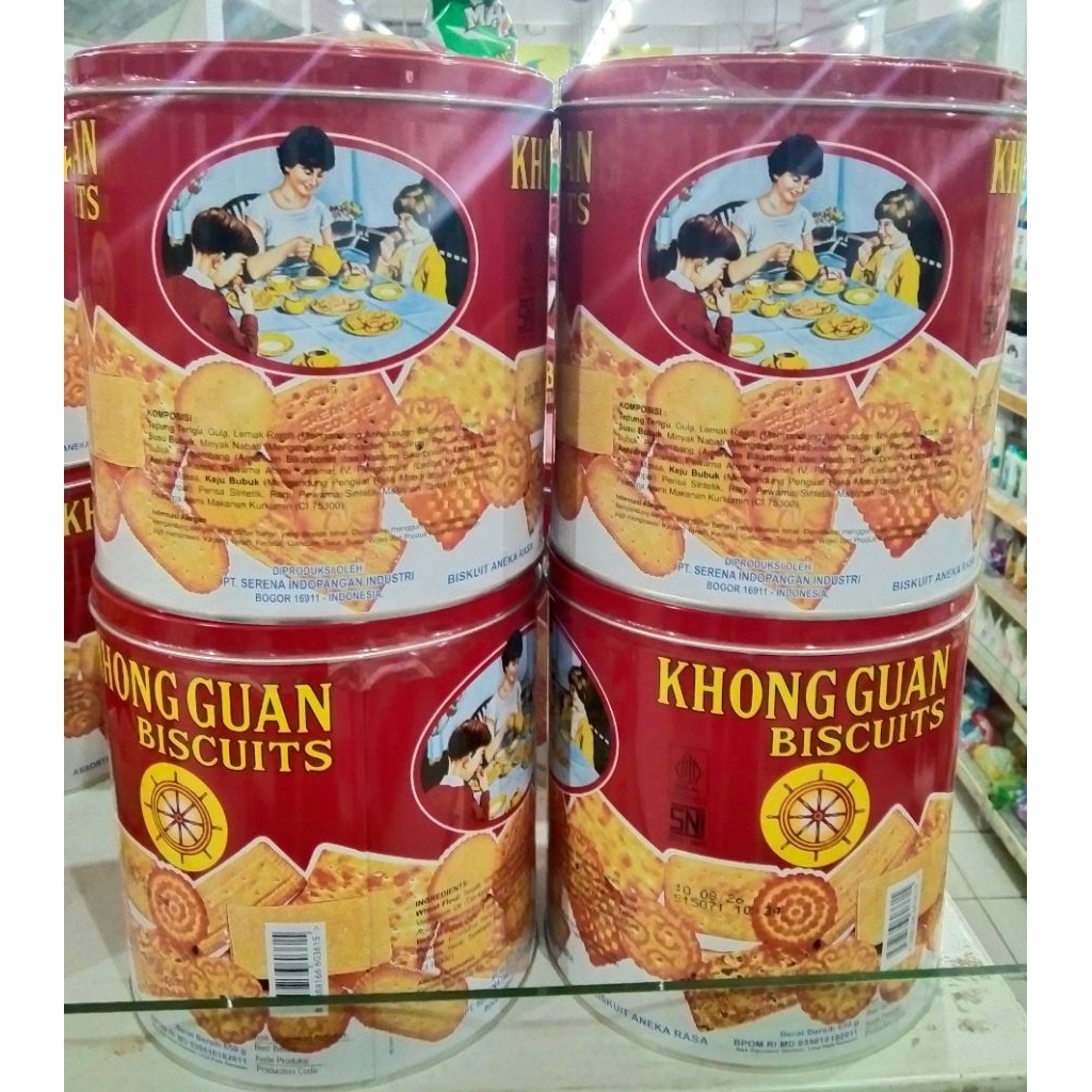 Khong Guan Kaleng Bulat 650 gr