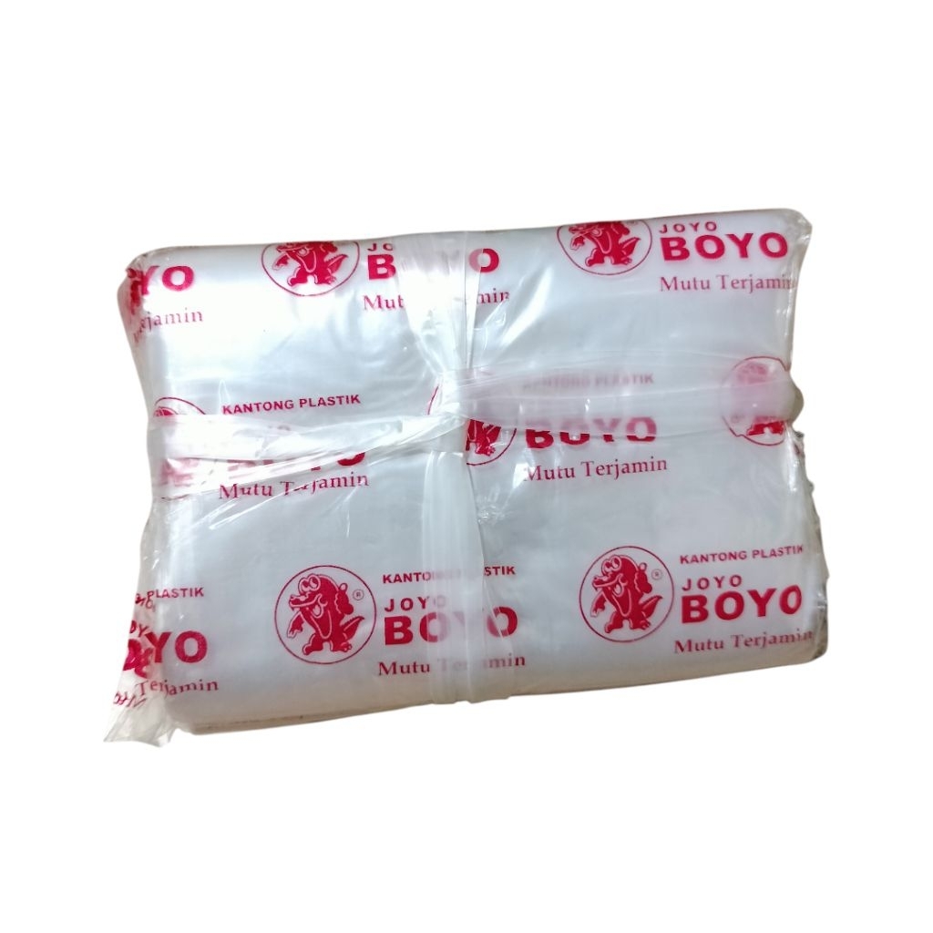 Plastik PE Bening JOYO BOYO 10×25 cm Tebal 0.2 | Kantong Plastik Ecer & Grosir