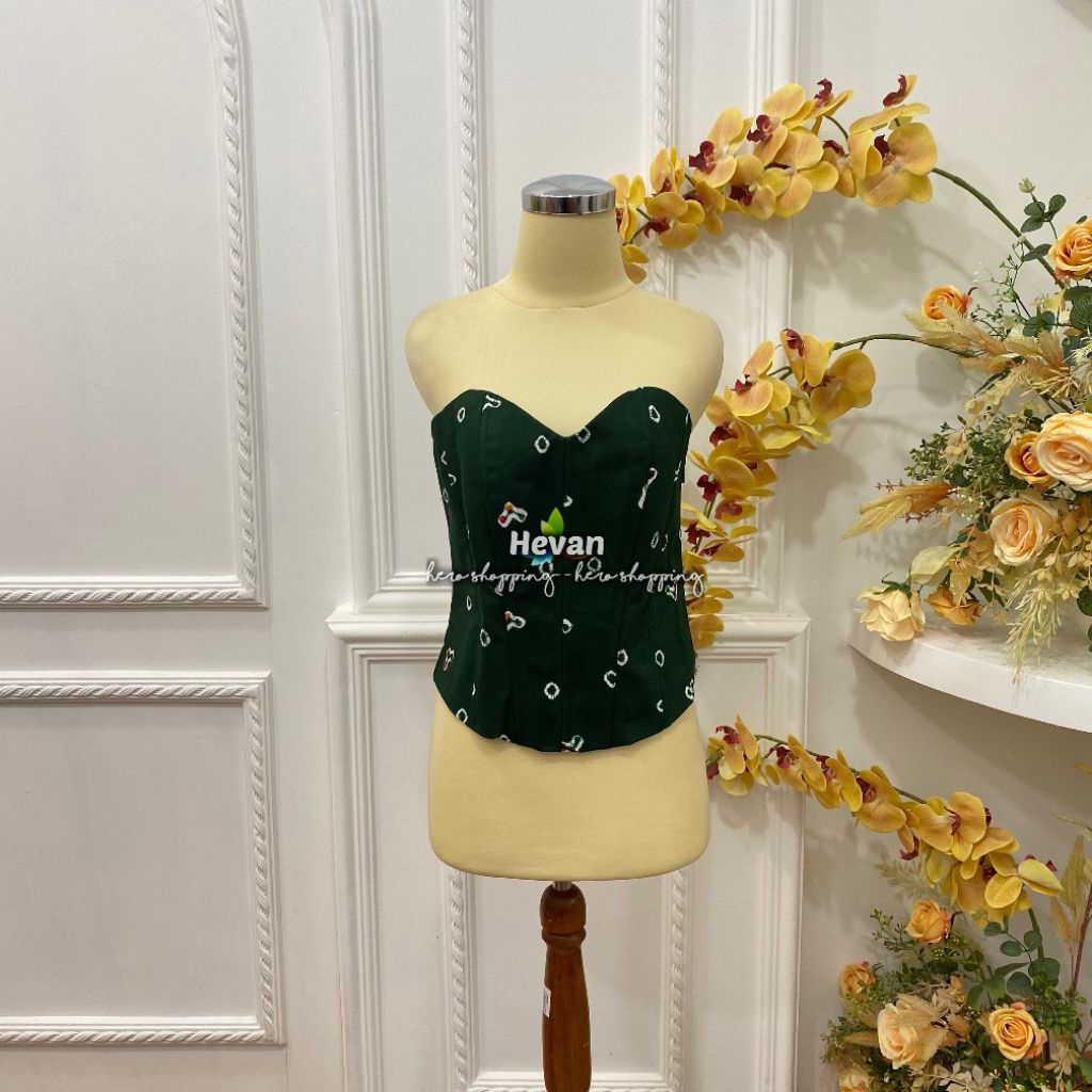 Kamisol Jumputan/ Longtorso Motif Jumputan