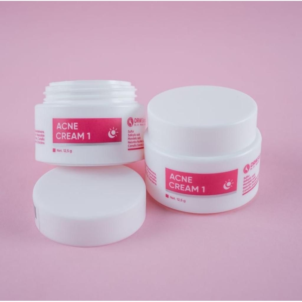 Cream Malam Acne Cream 1/Acne cream 2/Acne Cream 3/Ecer/Malam Saja/Drw skincare/Bpom/Halal/Jerawat/B