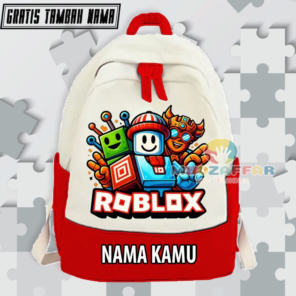 TAS RANSEL ANAK SEKOLAH PAUD TK SD ROBLOX TAS RANSEL ANAK SEKOLAH ROBLOX