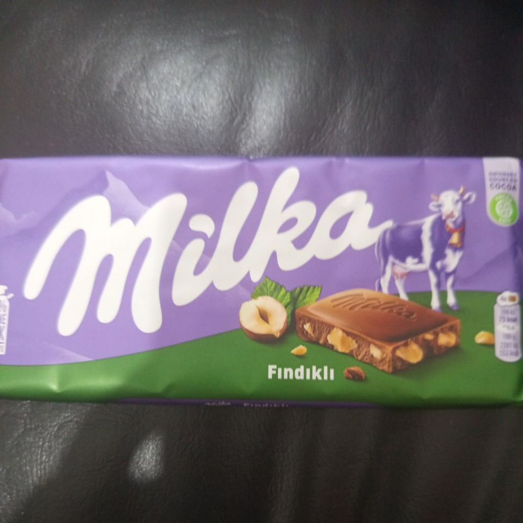 Coklat milka findikli asli dari Turki halal ukuran 100 gr ready di Indonesia