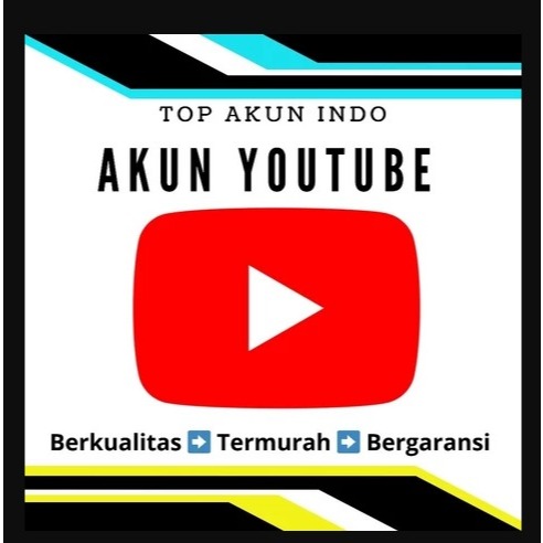 Akun YT SUDAH VERIF NO UNTUK KEBUTUHAN NUYUL
