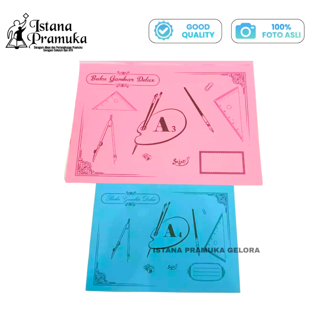 Buku Gambar Lux A3 Besar Dan A4 - Istana Pramuka Pramuka