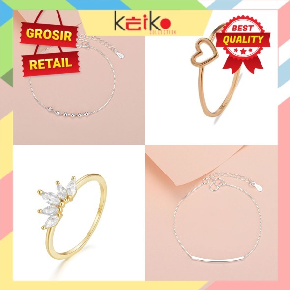 [TERMURAH] Gelang | Gelang Wanita  | Gelang VIRAL | Cincin | Cincin Wanita
