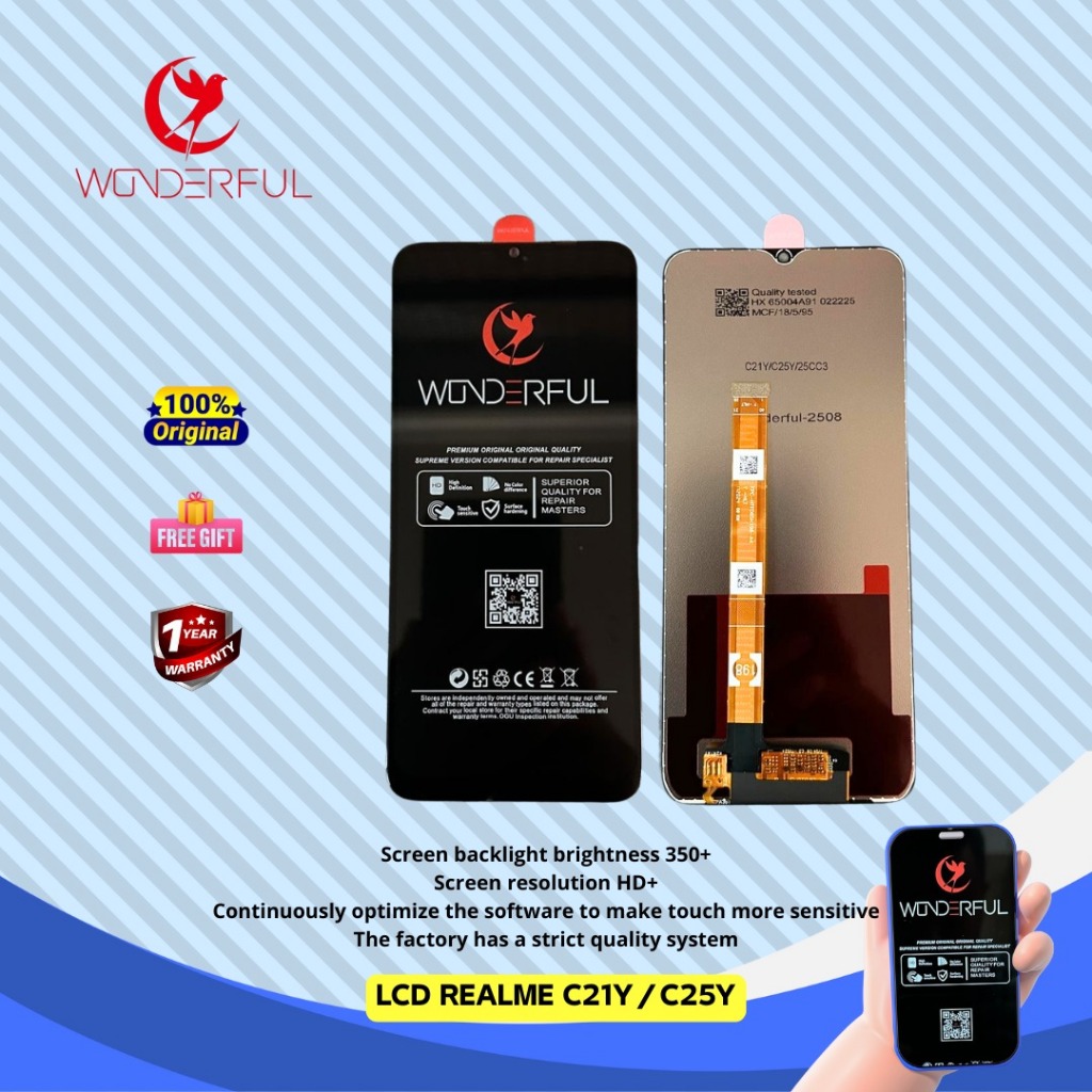 WONDERFUL LCD Touchscreen Realme C21Y / Realme C25Y