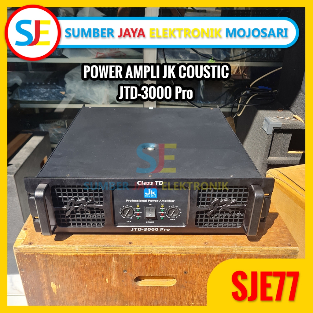 Power Amplifier JK Coustic JTD 3000 Pro Free Packing Palet