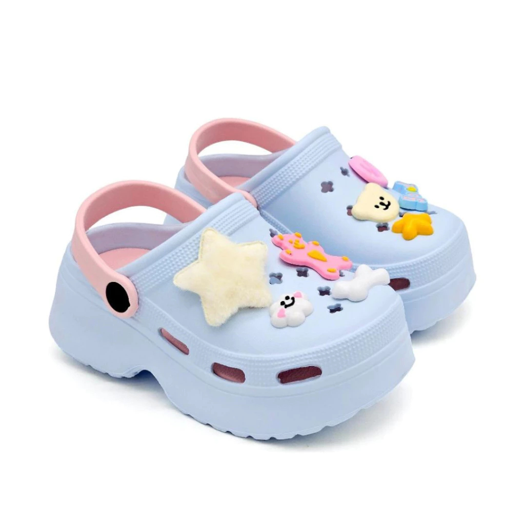 Sandal Anak Perempuan  -  Alibaba  2512 K  24-29  -  Biru Pink  -  CMS-1823