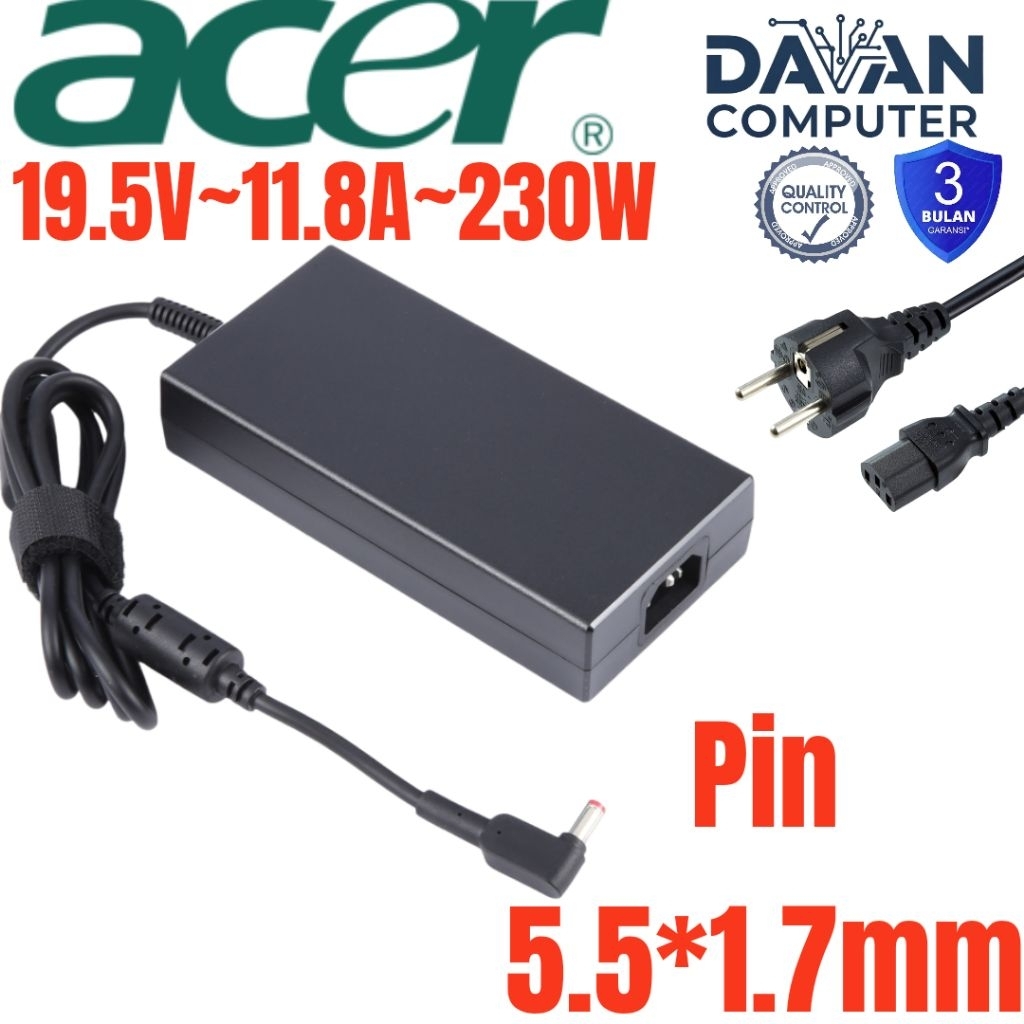 Adaptor charger laptop ACER Predator Helios 300 N20C3 PH315-54-77D4 15.6" i7-11800H RTX 3070 Gaming 
