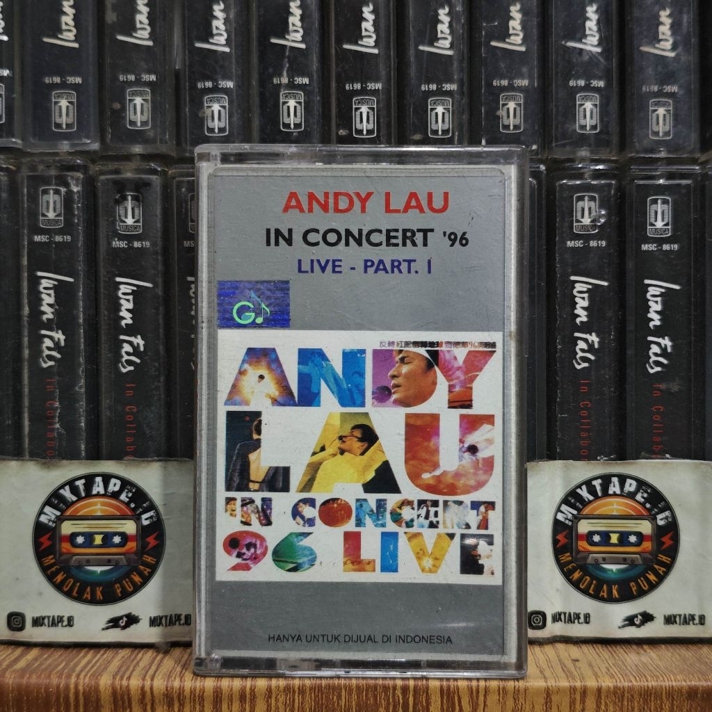 Kaset - Andy Lau In Concert 98 Live - Part 1 - Kaset Pita - Radio Tape - Radio - Pemutar Kaset - Ret