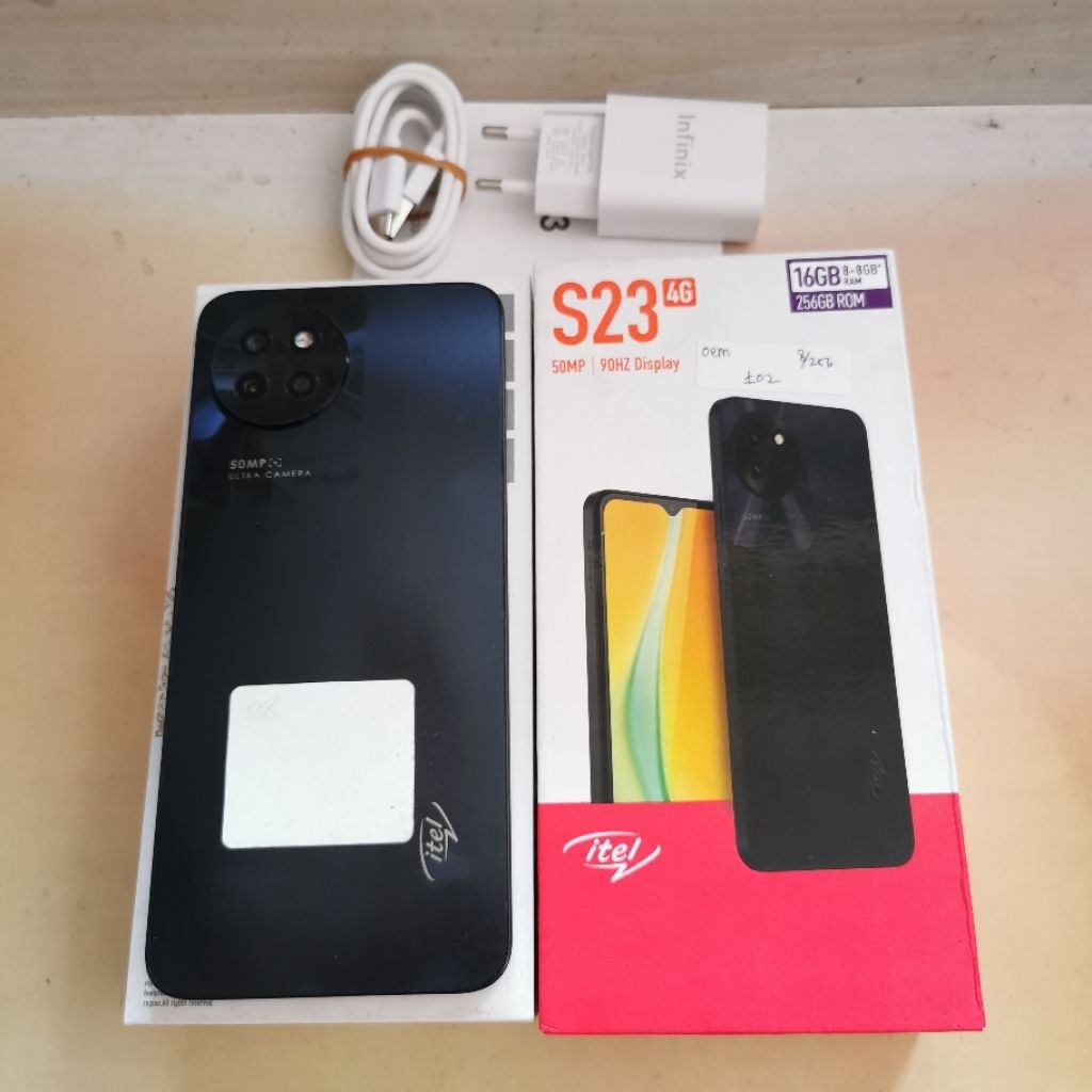 itel S23 4G ram 8GB 256GB Bekas - Fullset  Resmi - second