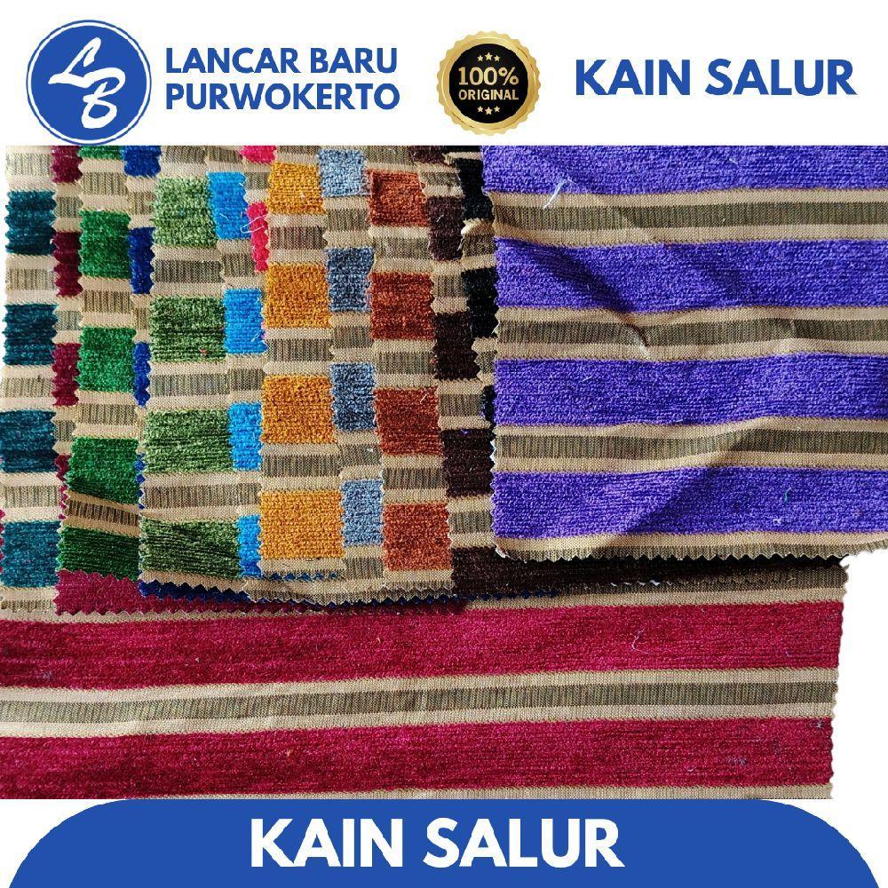 KAIN SALUR MOTIF GARIS BAHAN SOFA
