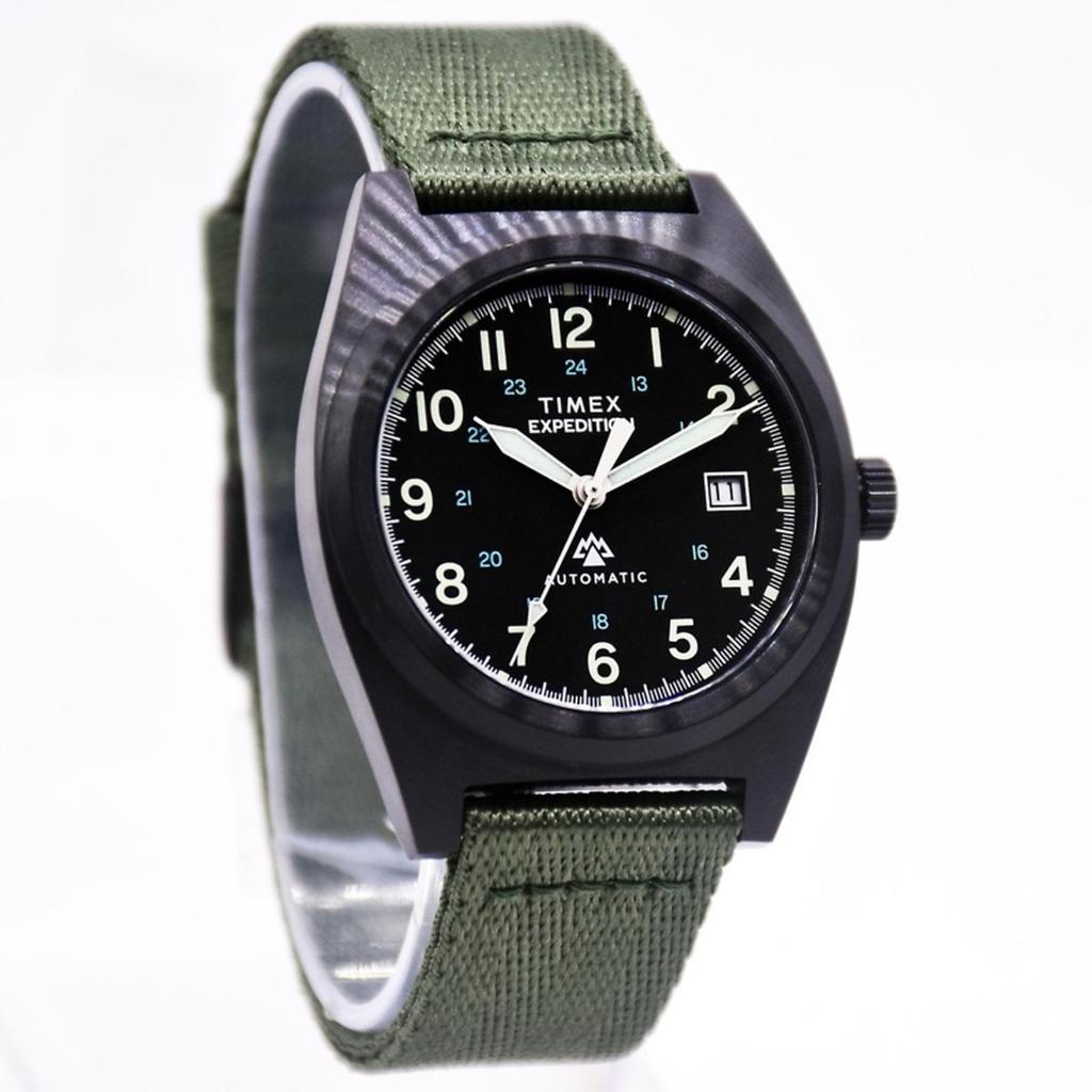 TIMEX TW2Y39800 Expedition Capstone Automatic Jam Tangan Pria Original Analog Sapphire