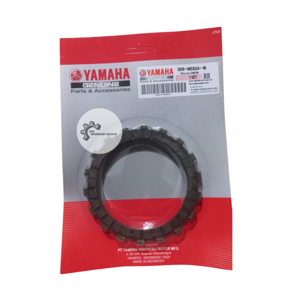 Plat Kopling Vega Zr, Plat Kopling 5D9, Kampas Kopling Vega Zr