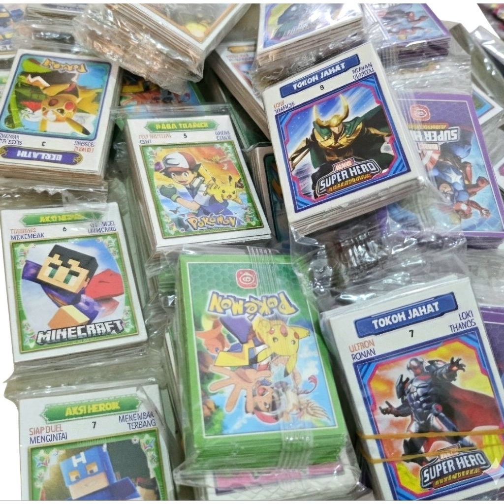 1pk kartu kwartet jumbo DG / mainan kartu / kuatet / mainan jadoel