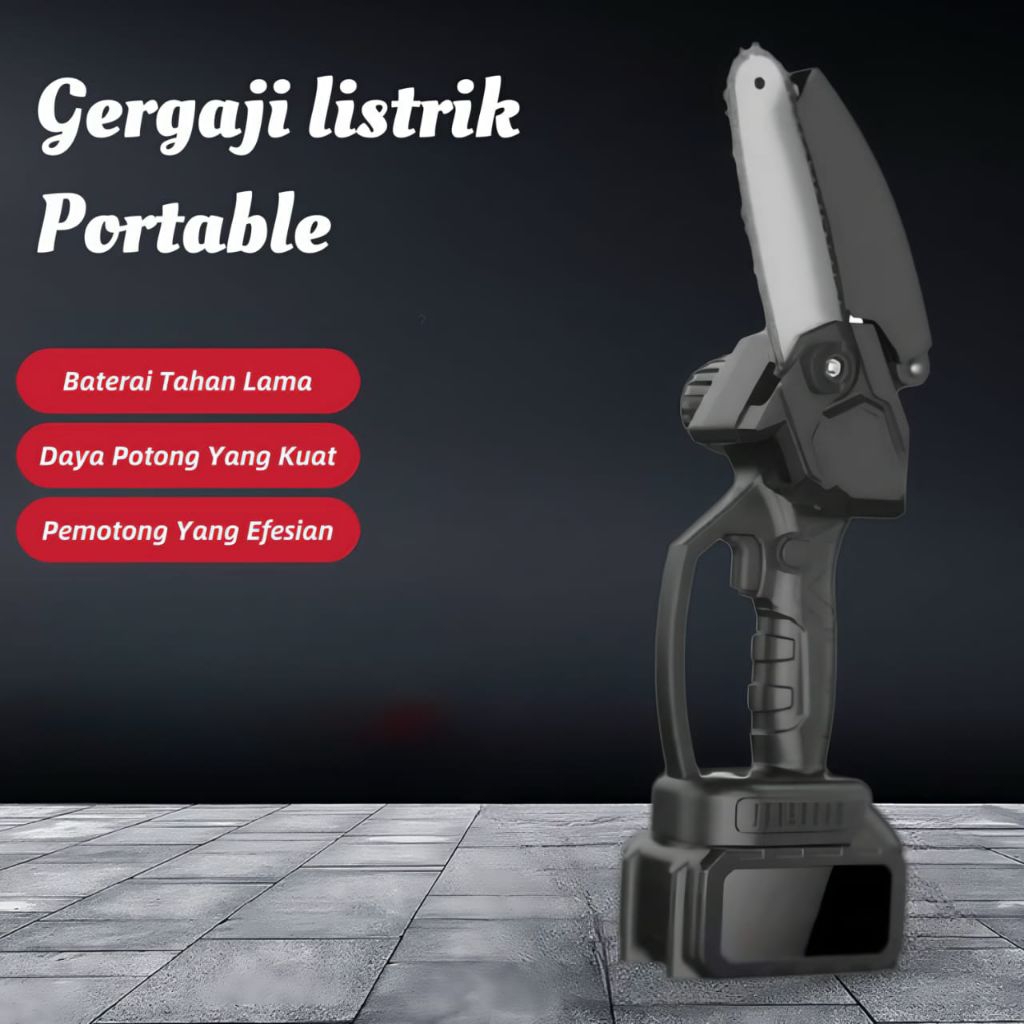 6 Inch Gergaji Listrik Genggam Portable Gergaji Listrik Mini Gergaji Listrik Alat Pemangkasan Gengga