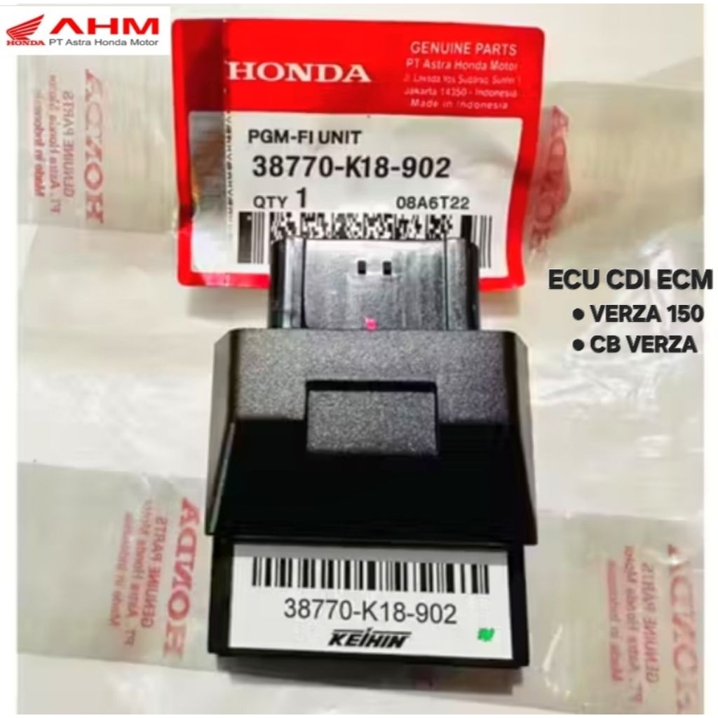ECU CDI ECM VERZA 150 CB VERZA ORIGINAL AHM K18