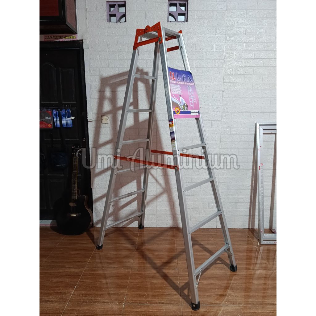 Tangga aluminium merk Alfa Caltex ukuran 2m original