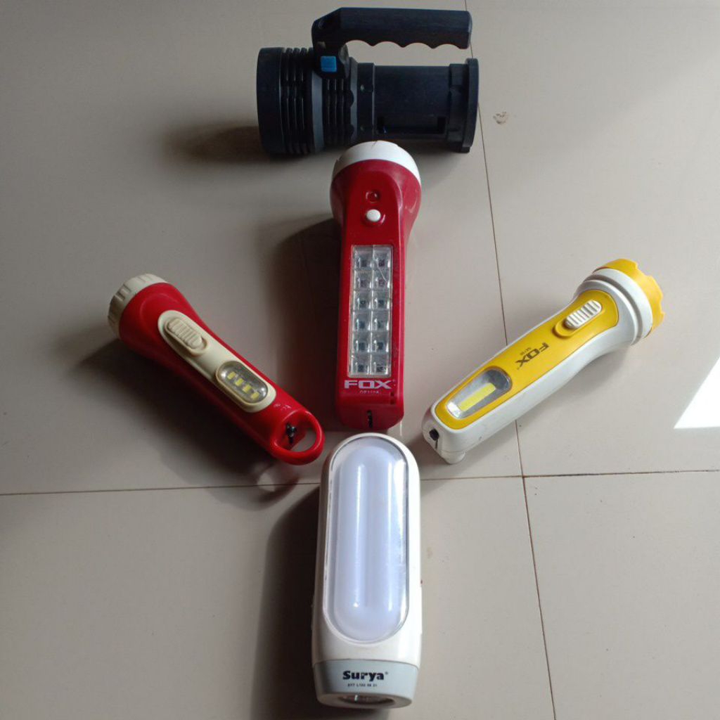 senter tangan bekas berbagai merk