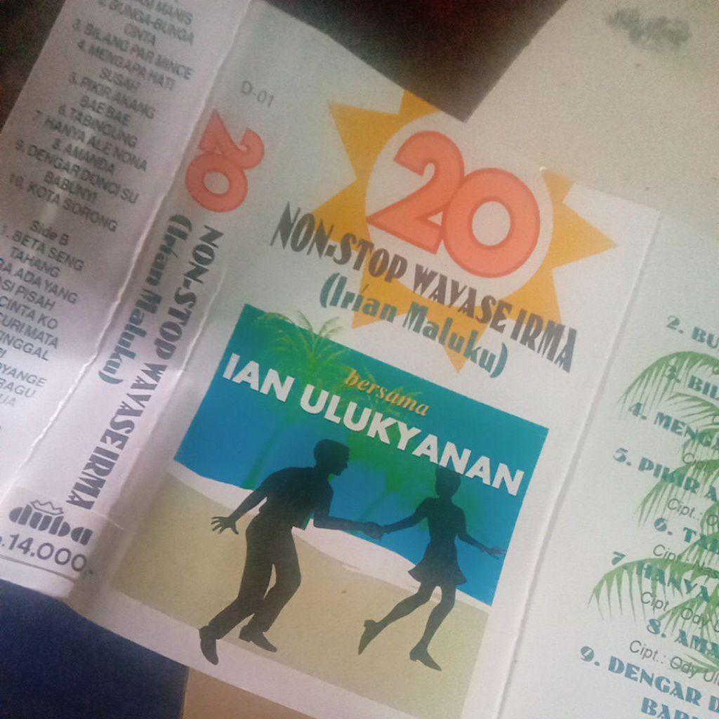 kaset pita 20 NON STOP WAYASE IRMA IRIAN MALUKU E41