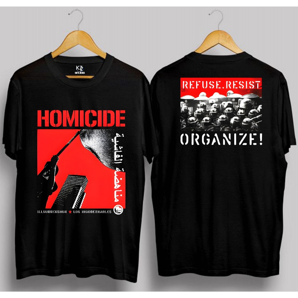 T-Shirt Band Homicide Organize Grmlc
