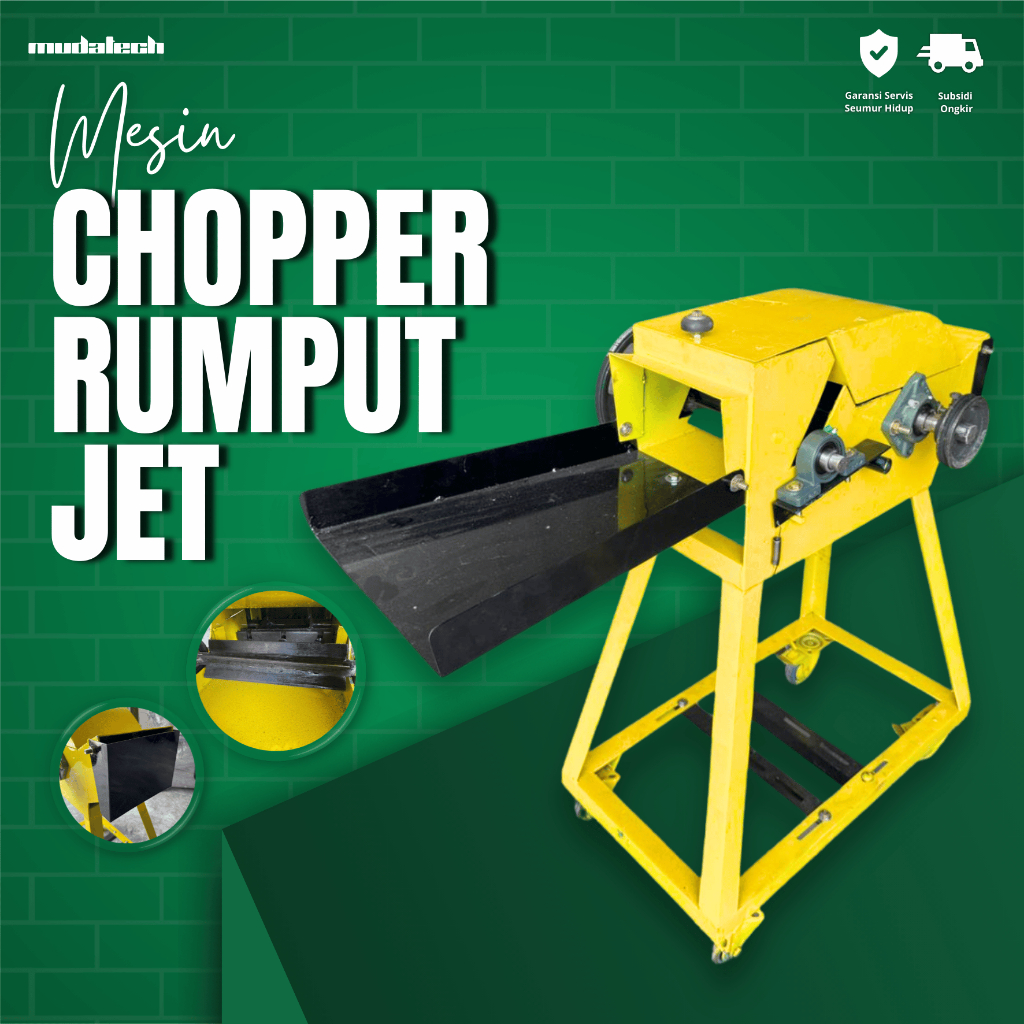 Mesin Chopper Rumput Sedot Pencacah Rumput Jet Cacah Rumput