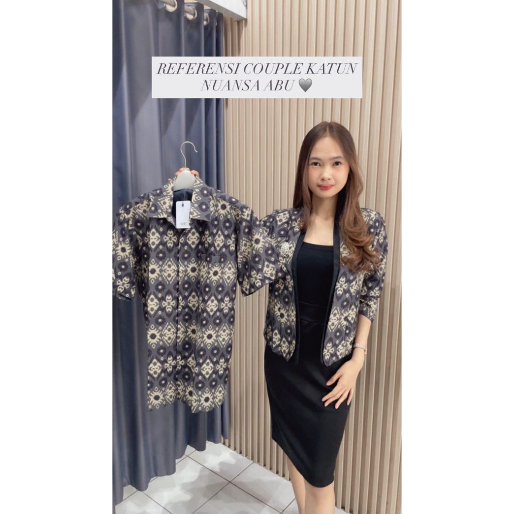 Couple Endek Katun Print/Couple Endek/Endek Bali