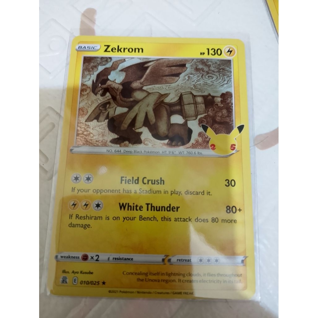Pokemon TCG Zekrom 25th en