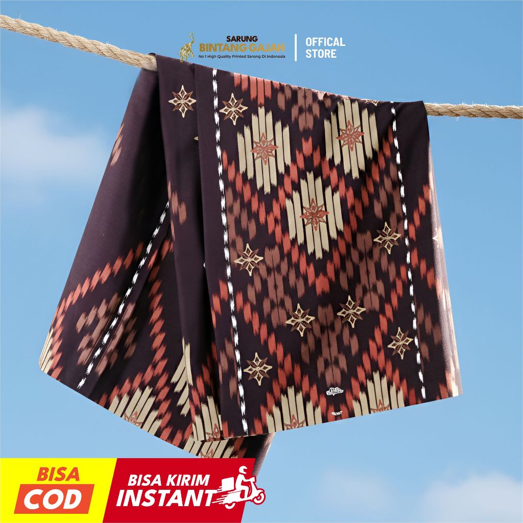Sarung Bintang Gajah Onta Legenda VS 5787 Motif Garisan