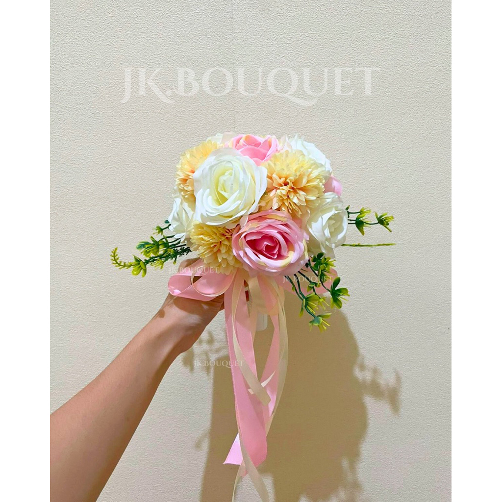 [BISA KIRIM HARI INI] BU / Wedding bouquet / buket pernikahan medan / buket bunga lempar