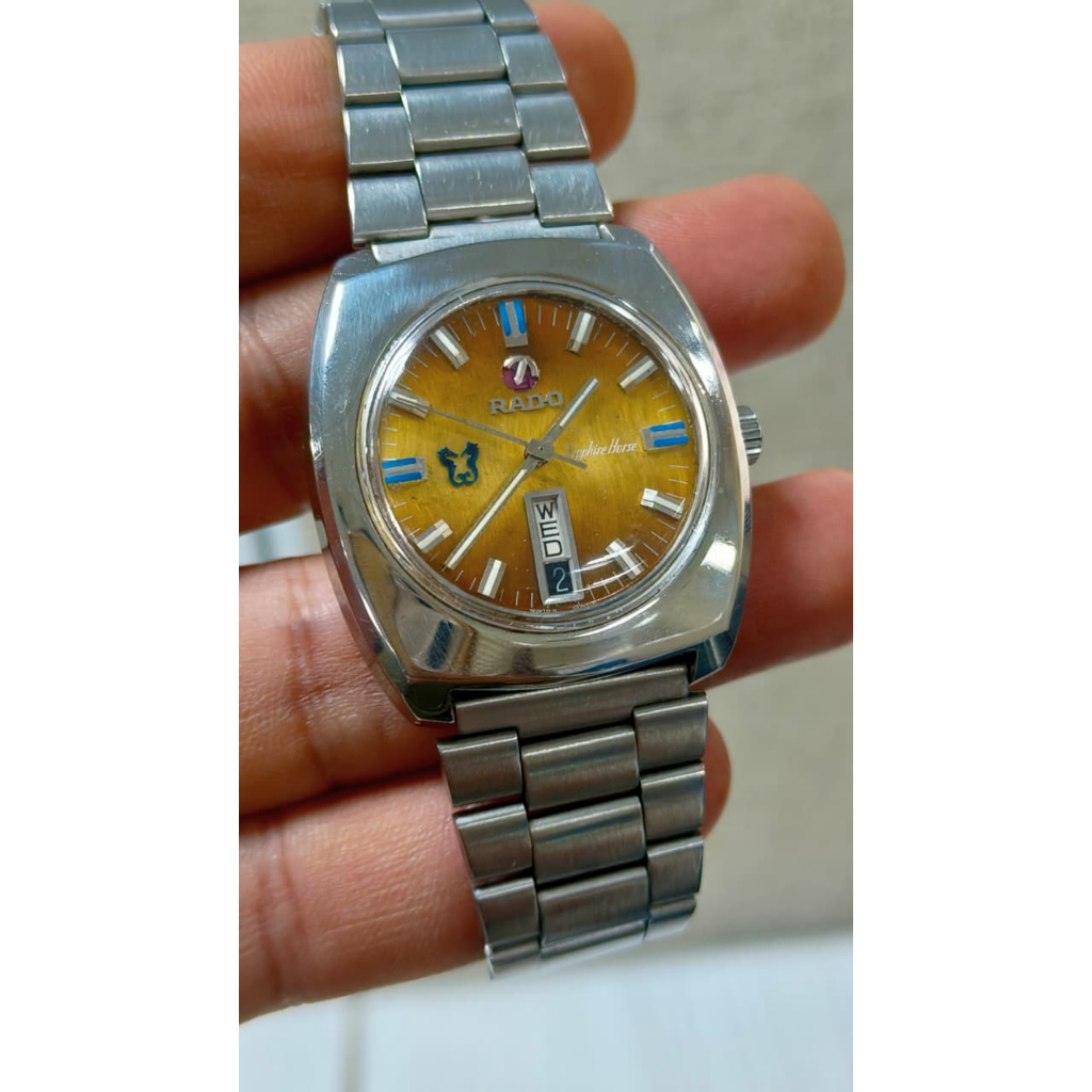 Jam Vintage Rado Sapphire Horse RARE ITEM Automatic Original