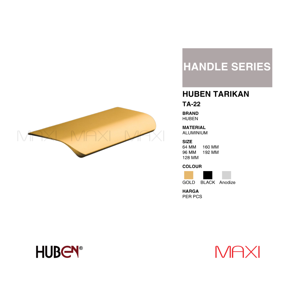 HUBEN - TA-22 - Tarikan | Handle - Handle Series