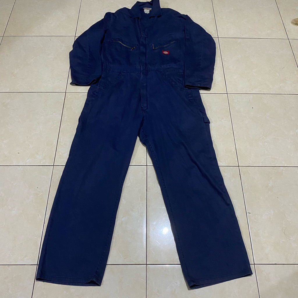 Dickies Navy Coverall Canvas Heavy