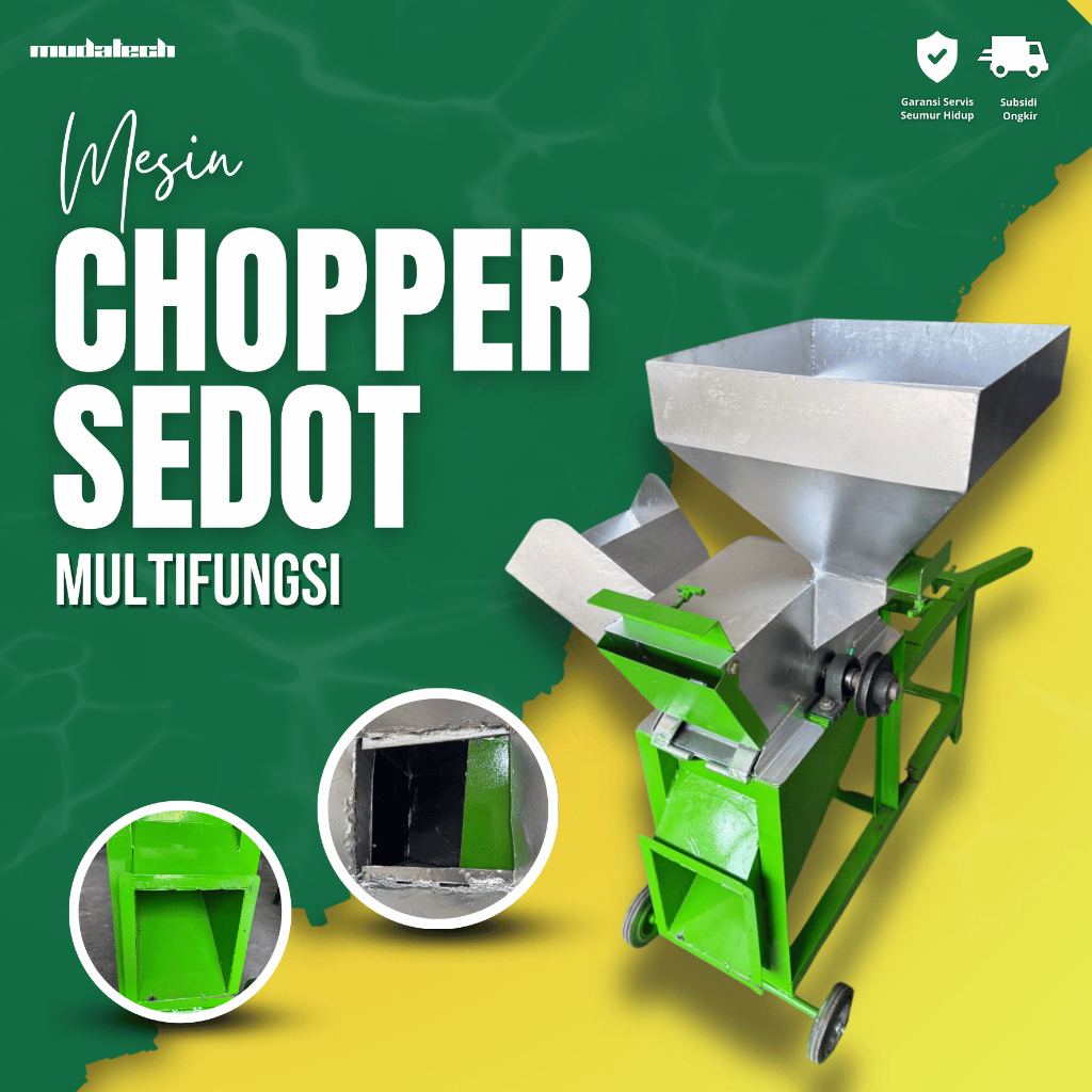 Mesin Pencacah Rumput Chopper Multifungsi Cacah Rumput Ranting Chopper Multifungsi
