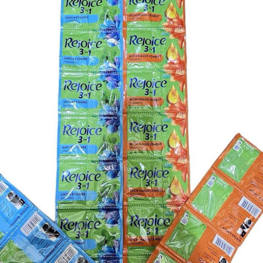 Sampo Rejoice 3in1 48 Sachet Double Sachet All Varian | Kanan Kiri 24pcs