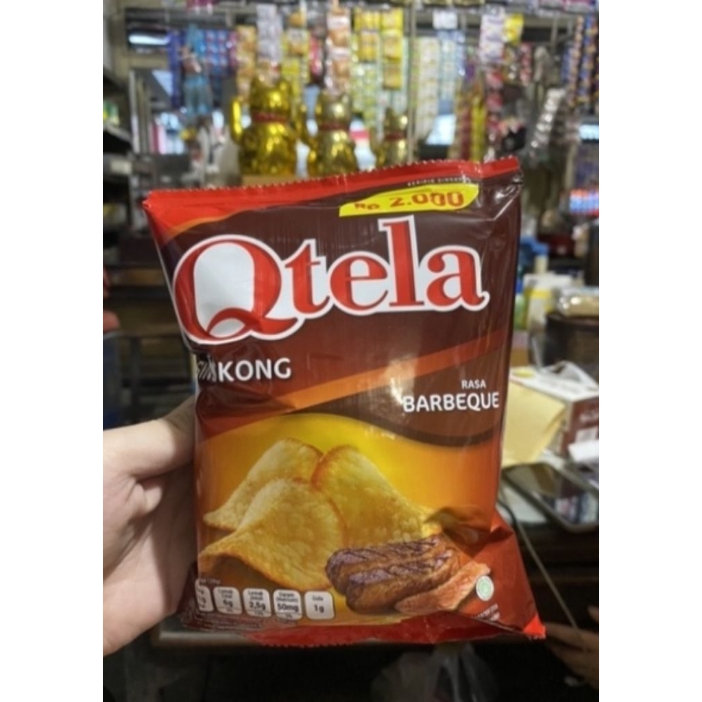 Qtela Snack BBQ 2000an 1 Karton (6rtg × 10pcs)