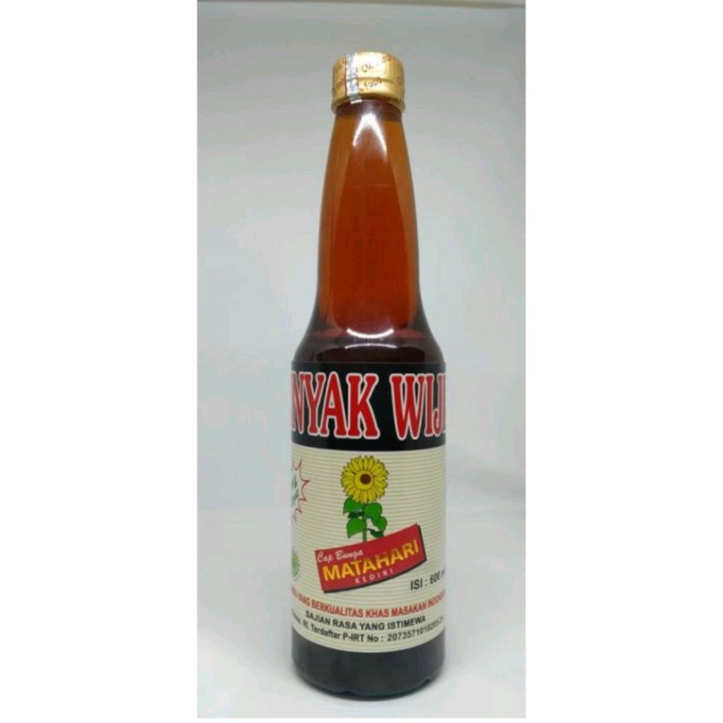 Minyak Wijen Cap Bunga Matahari 600ml HALAL MUI /Minyak Wijen Matahari