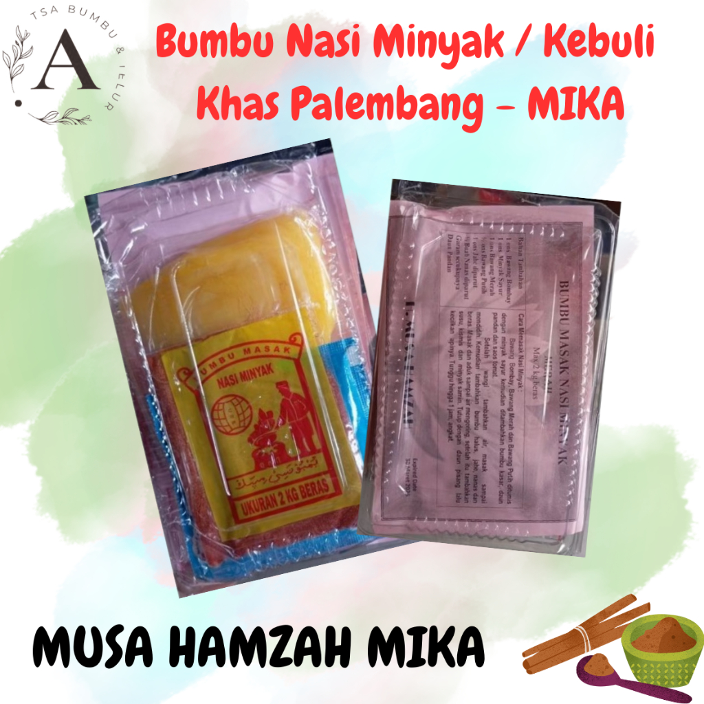 LENGKAP-KOMPLIT BUUMBU NASI MINYAK / SAMIN MUSA HAMZAH PALEMBANG