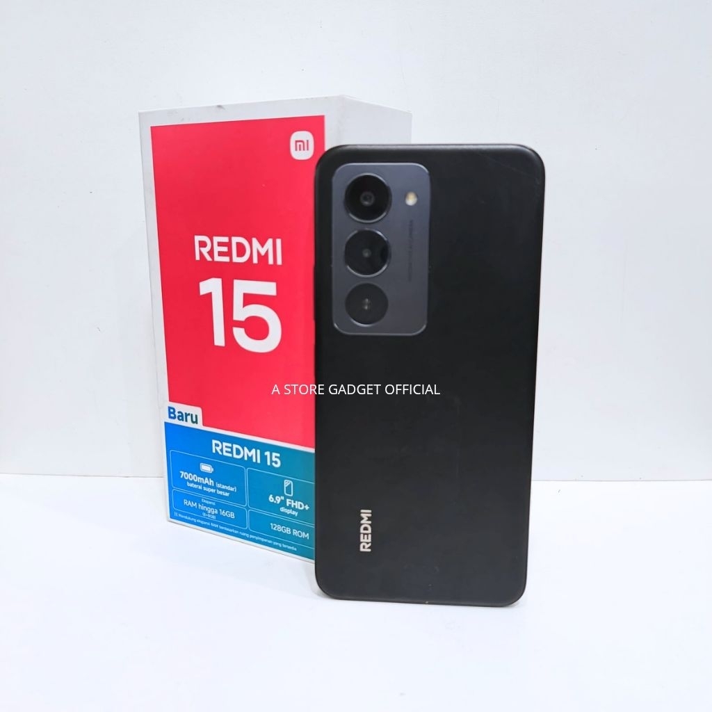 REDMI 15 8/128 & 8/256 SECOND FULLSET ORIGINAL