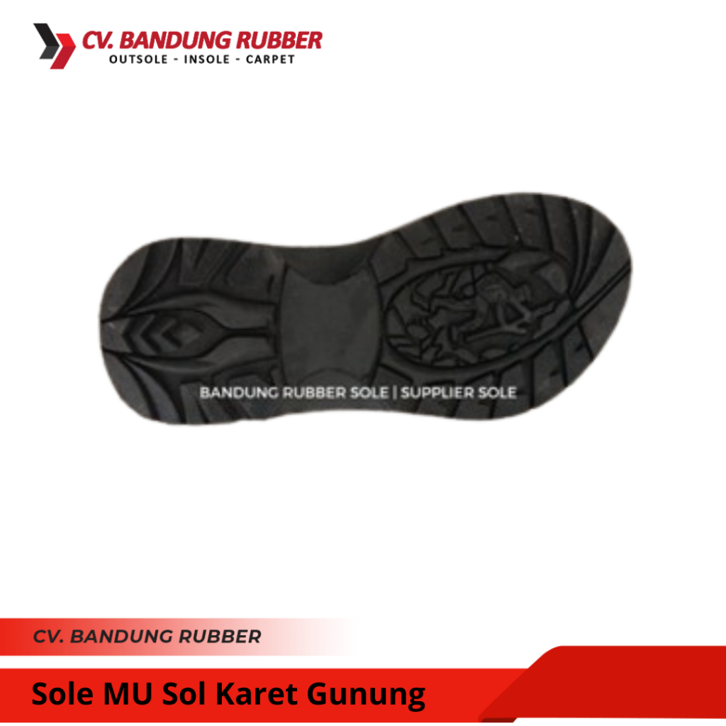 Outsole Karet Sandal Gunung Hiking Pria Sol Sandal Hiking Sol Sandal Tracking Sol Sandal Rumahan Sol