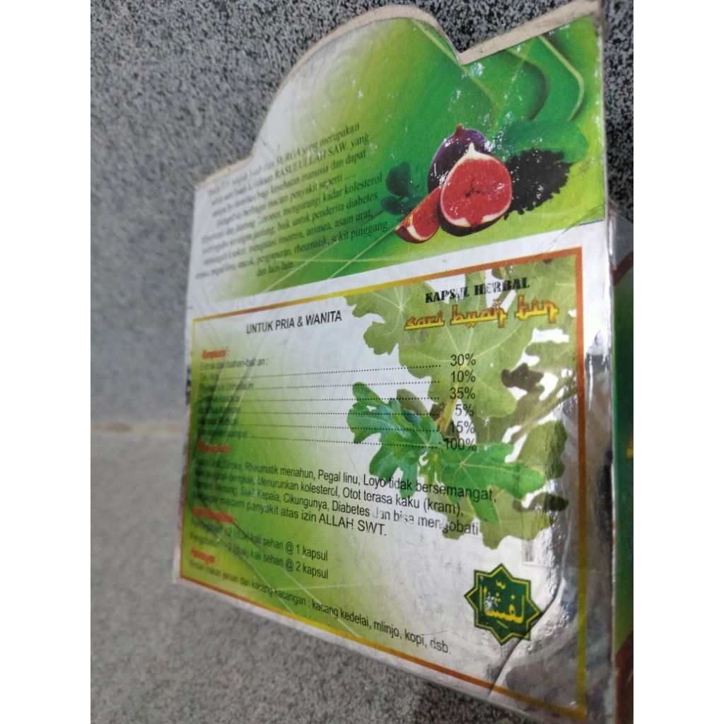 Sari Buah Tin Herbal - Kapsul 10 Sachet, 100% Asli, Obat Herbal Alami