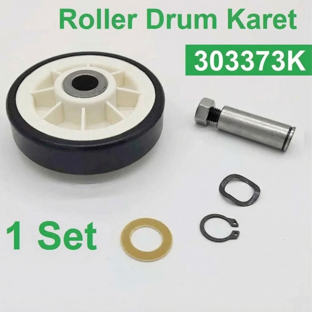 Drum Roller Karet Dryer Speed Queen Roller Mesin Pengering Dryer Speed Queen 303373K 1 Set Mesin Cuc